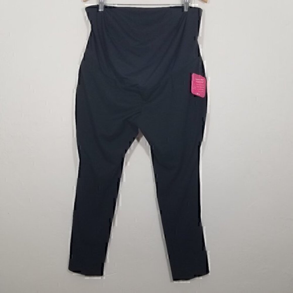 NWT Isabel Maternity by Ingrid & Isabel Stretch Pants Black Size 14